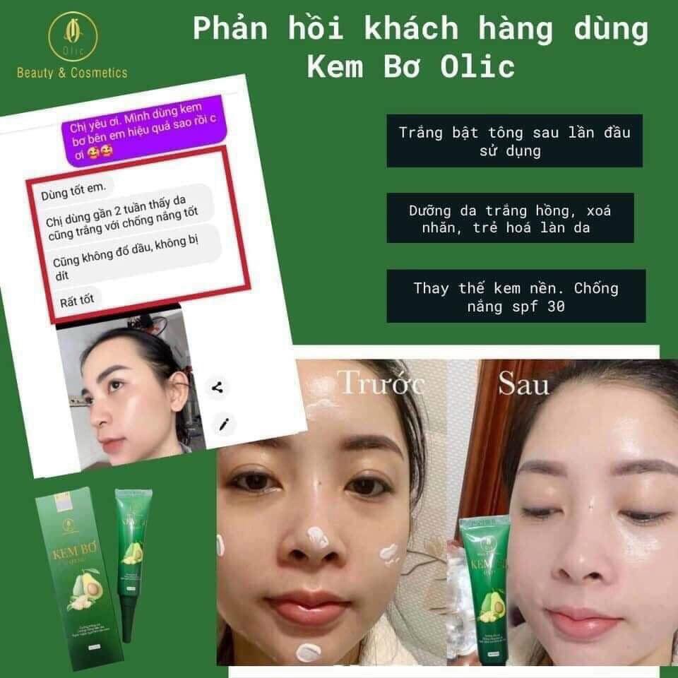 Combo sỉ 3 Kem Bơ Olic chính hãng