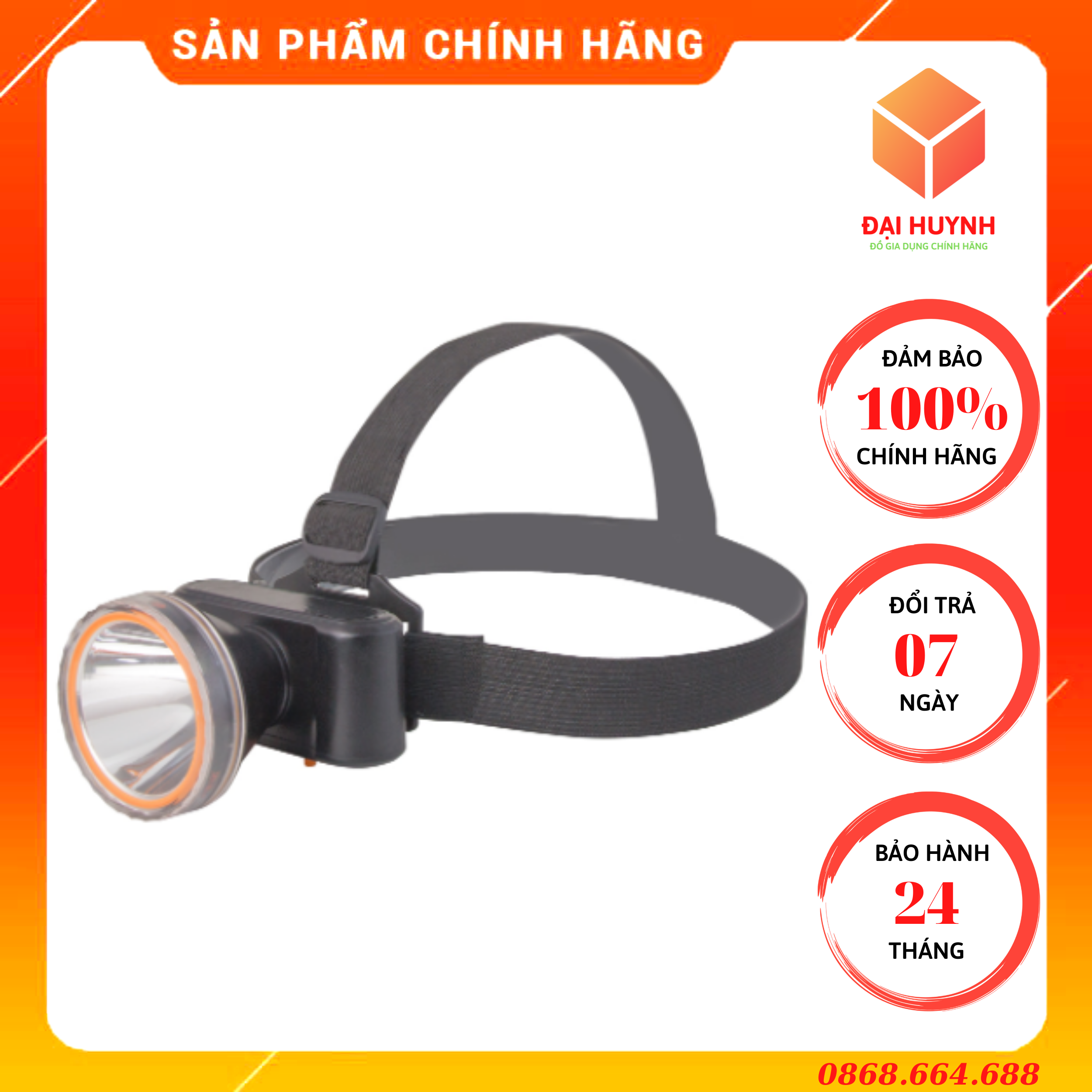 Đèn Pin Đội Đầu LED 5w Cao Cấp Rạng Đông D PDD03L/5W