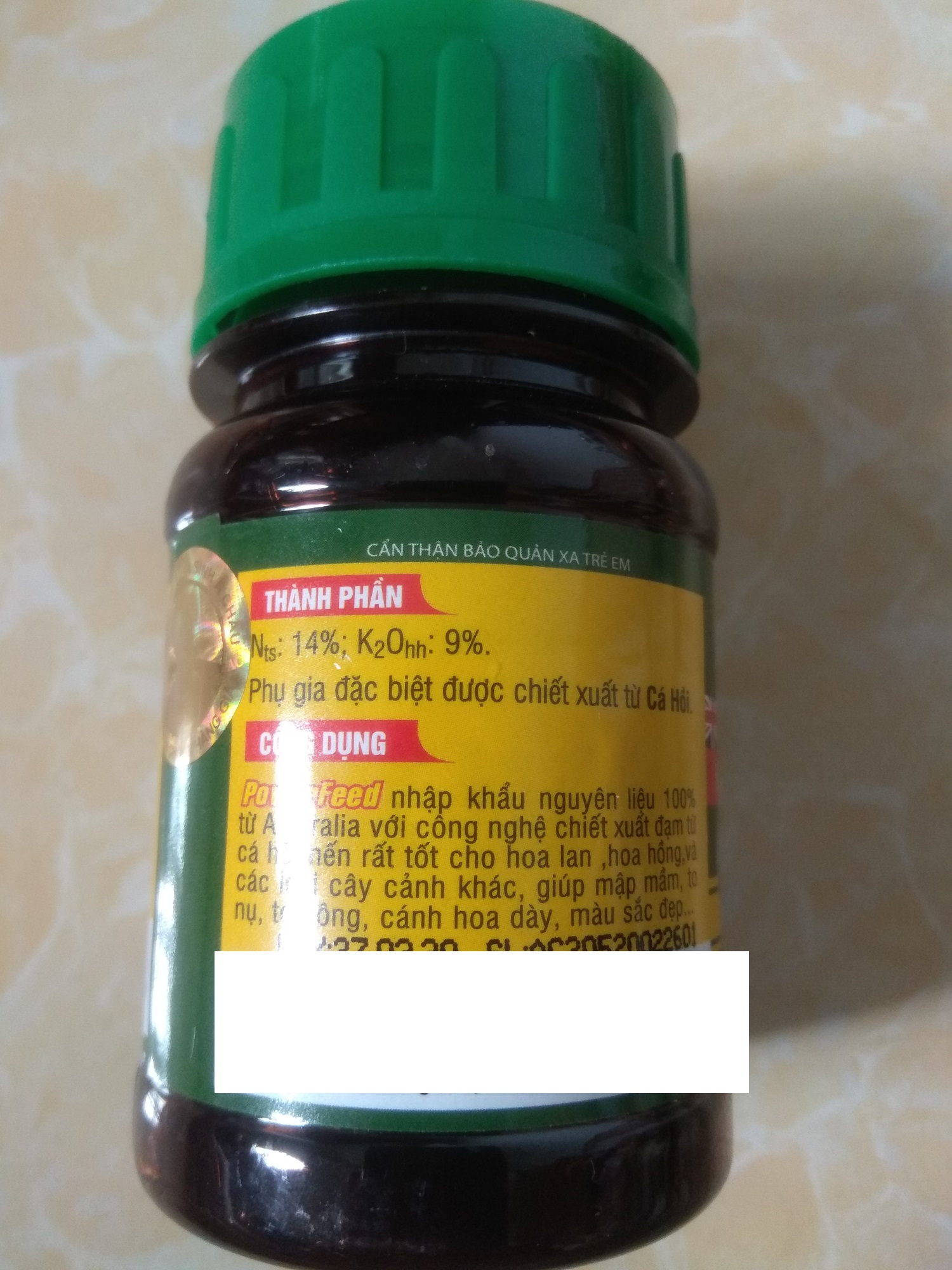 [HCM]Phân Cá PowerFeed Siêu Đẻ Nhánh KHÔNG HÔI - chai 100ml