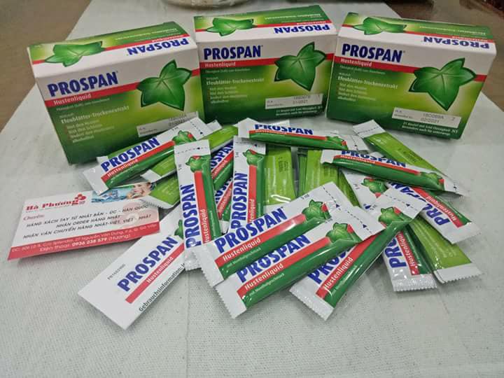Siro Ho Prospan Dạng Gói Của Đức 5ml