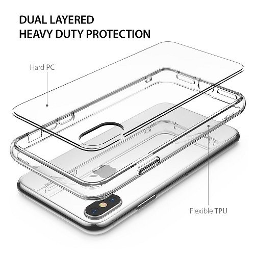 Ốp lưng iPhone Xs / X Ringke Fusion (trong suốt)