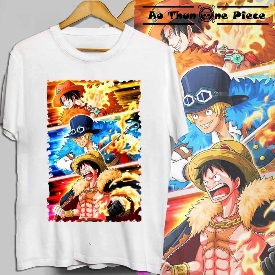 ️freeship️áo thun in hình anh em nhà monkey d. luffy cực chất - áo thun one piece