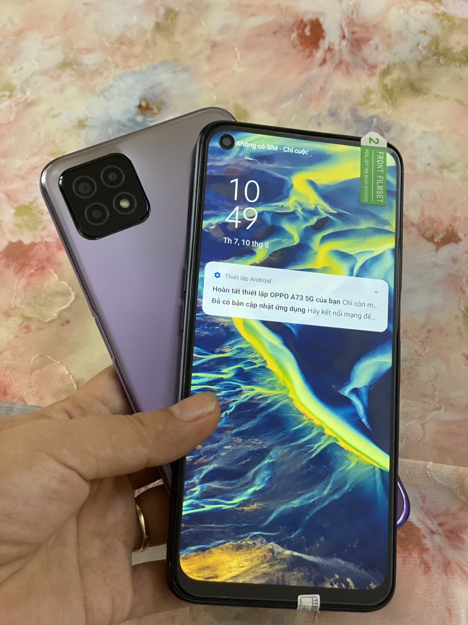 [ giảmthêm 300k phí.sàn] Điện thoại 0PP0 A73 5G Ram 8GB/ 256GB Fullbox 2 Sim