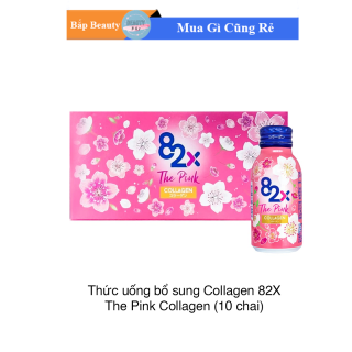 Nước Uống Bảo Vệ Sức Khỏe 82x The Pink Collagen Nhật Bản (10 lon x 100ml hộp) thumbnail