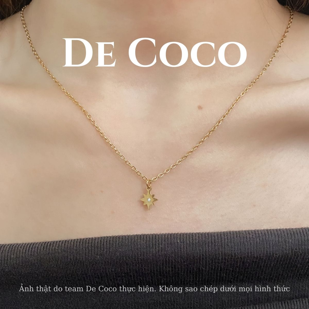 KHÔNG ĐEN GỈ - Vòng cổ, dây chuyền nữ Nova De Coco