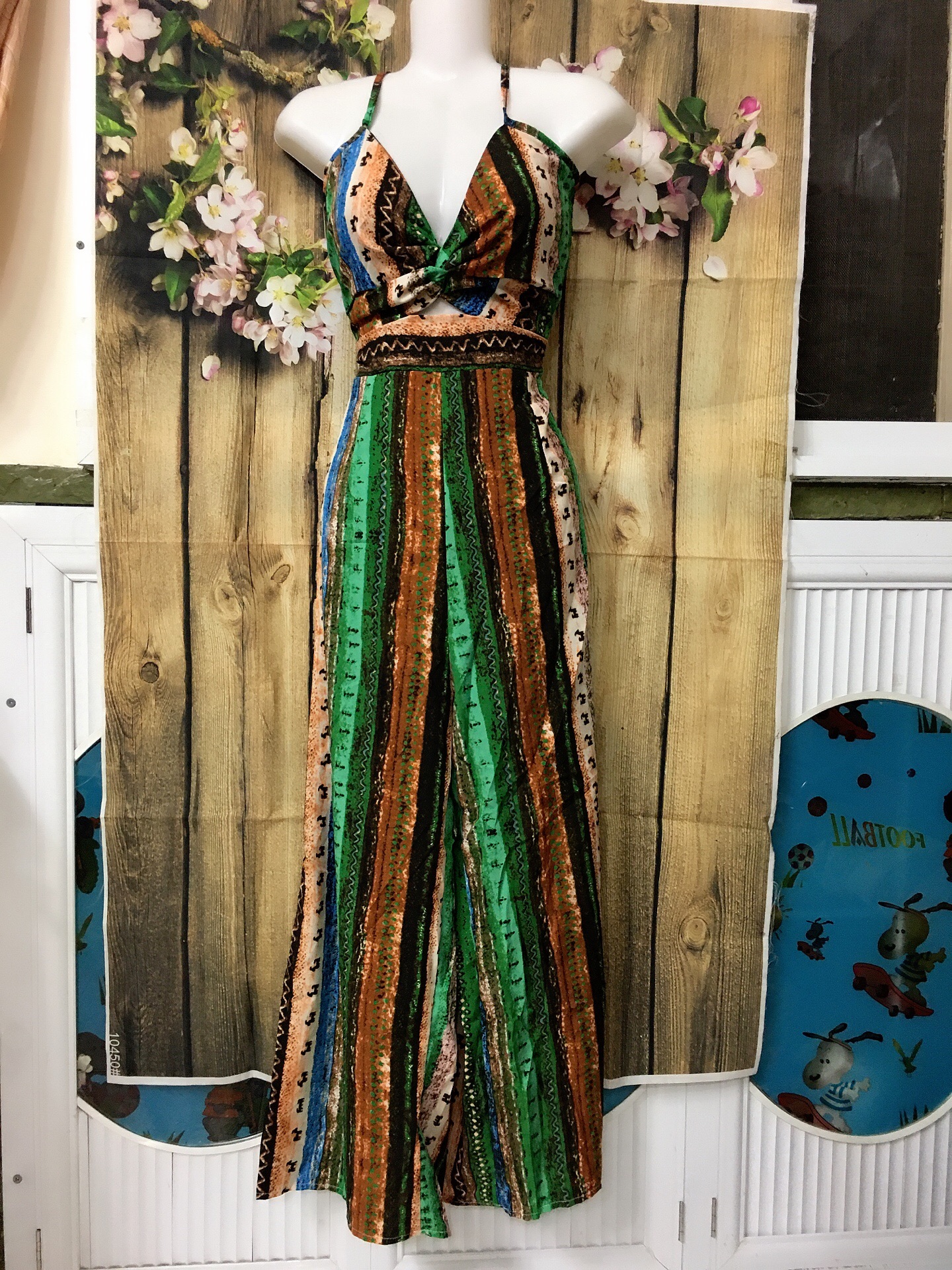 Jumpsuit size 40-52 kí ( lụa giản nhẹ ) vòng eo 68 cm trở xuống