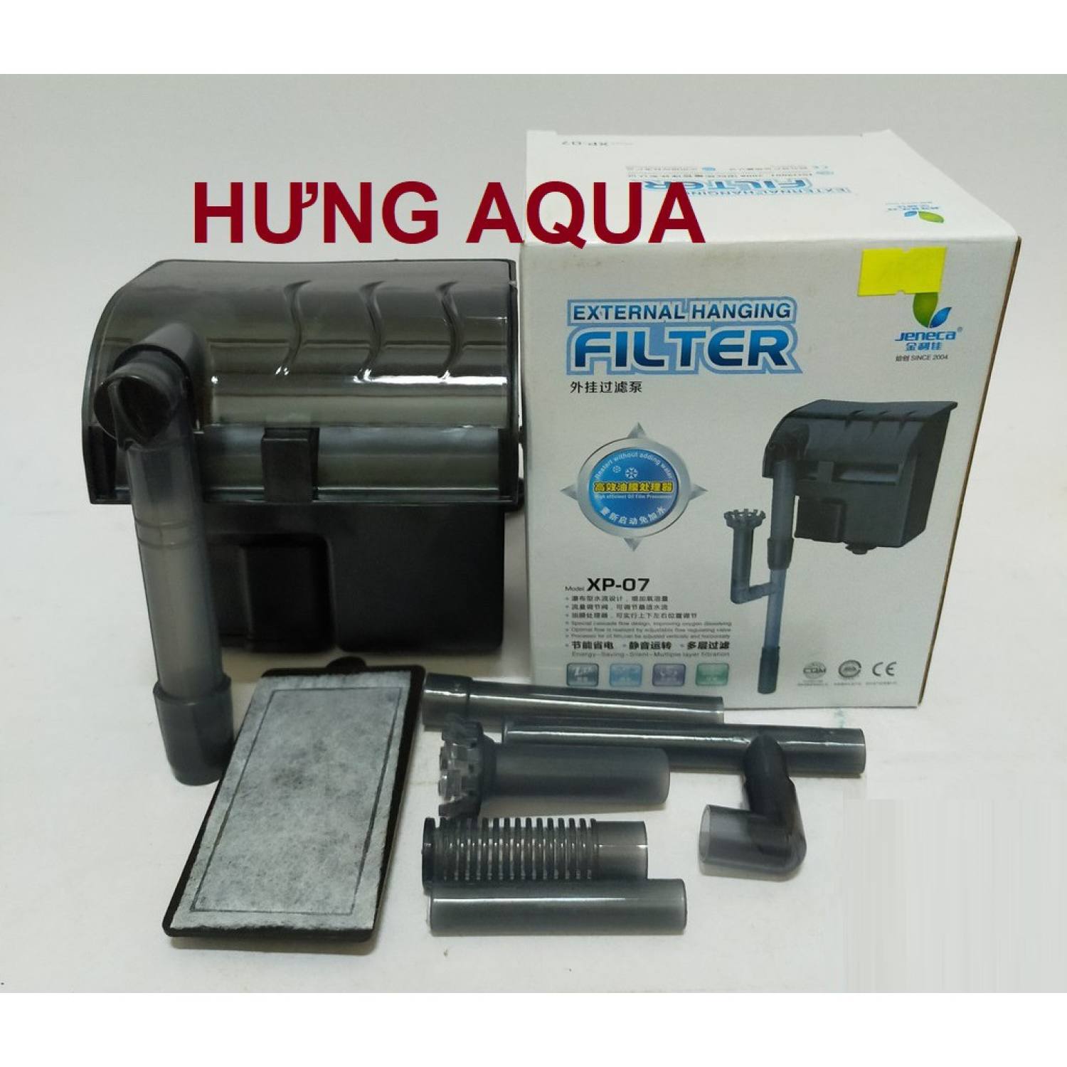 Lọc thác - lọc thác bể cá mini xp 07 4.5w - máy lọc thác treo bể cá nhỏ