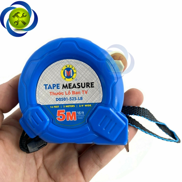 [HCM]Thước lỗ ban 5 mét C-Mart D0501-525-LB