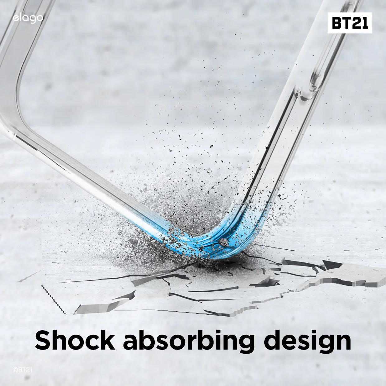 Ốp iPhone 12 6.1 inch Elago LINE FRIENDS Collaboration BT21