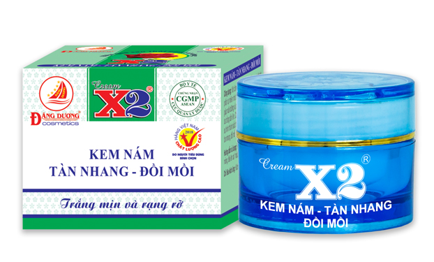 Kem X2 Nám Tàn Nhang Đồi Mồi
