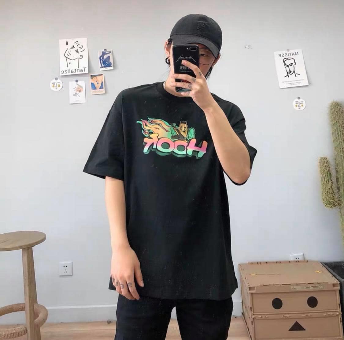 [YoloBoutique] ÁO THUN HOOK UNISEX (ĐEN, TRẮNG, XANH)