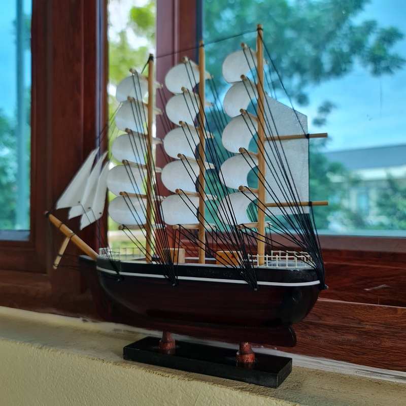 Thuyền Buồm bằng gỗ mini nhiều Size
