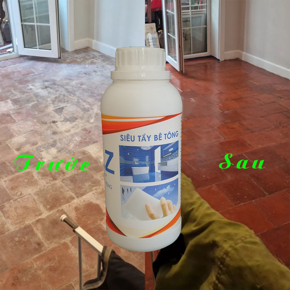 Dung dịch tẩy bê tông - xi măng - 500ML