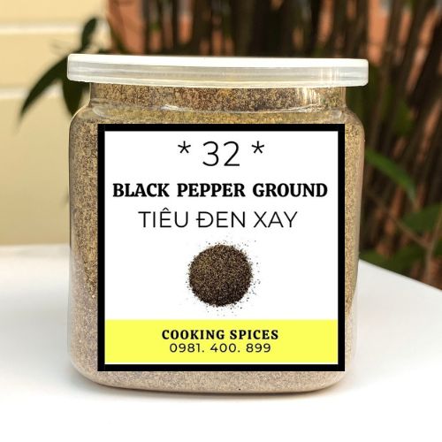 Tiêu Đen Xay ( Black Pepper Ground ) Tiêu Daknong cay, thơm
