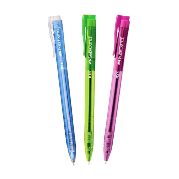 Bộ 3 bút bi faber-castell rx5 545351p - 0.5mm