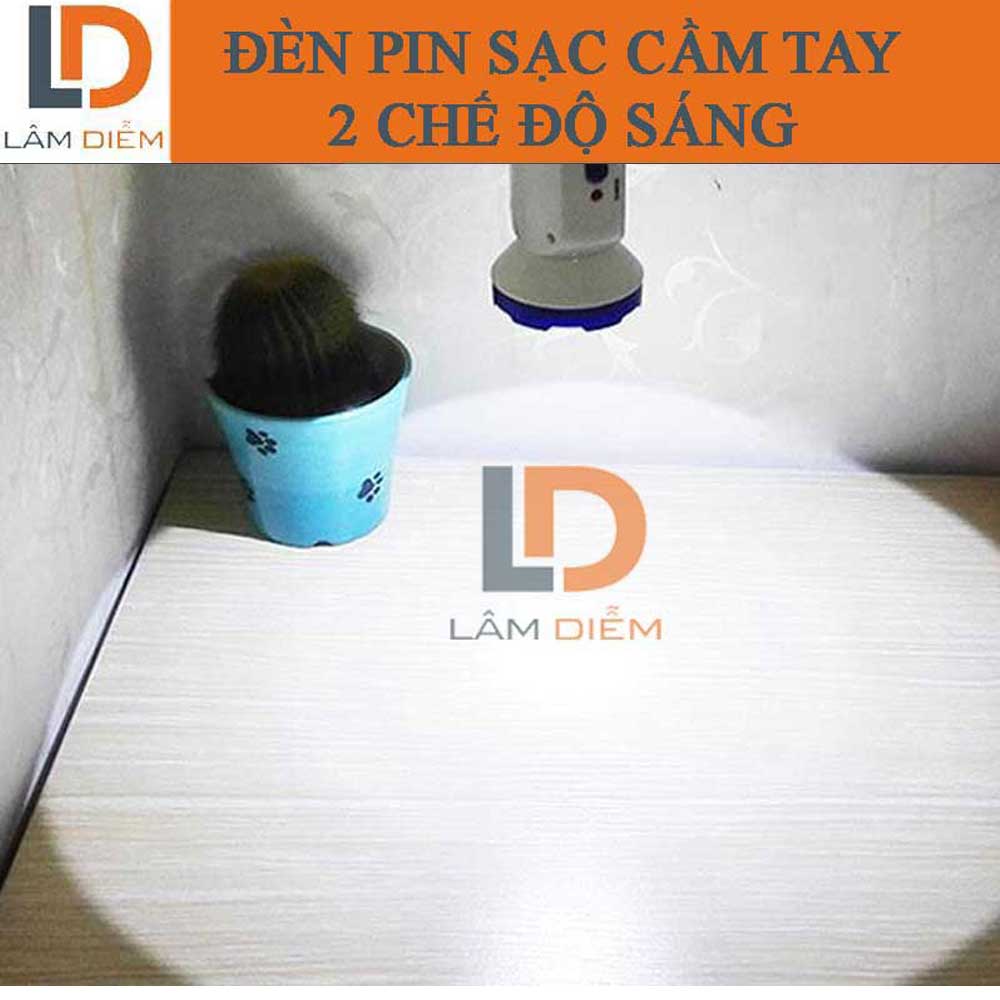 ĐÈN PIN SẠC CẦM TAY 2 CHẾ ĐỘ SÁNG 4110