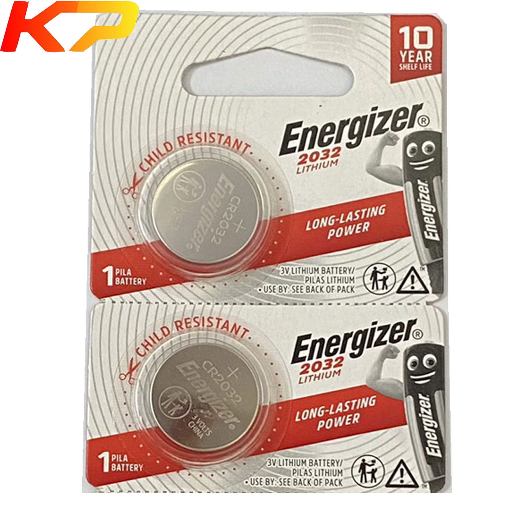 [HCM]10 pin CR2032 Energizer lithium 3v Pin Cmos