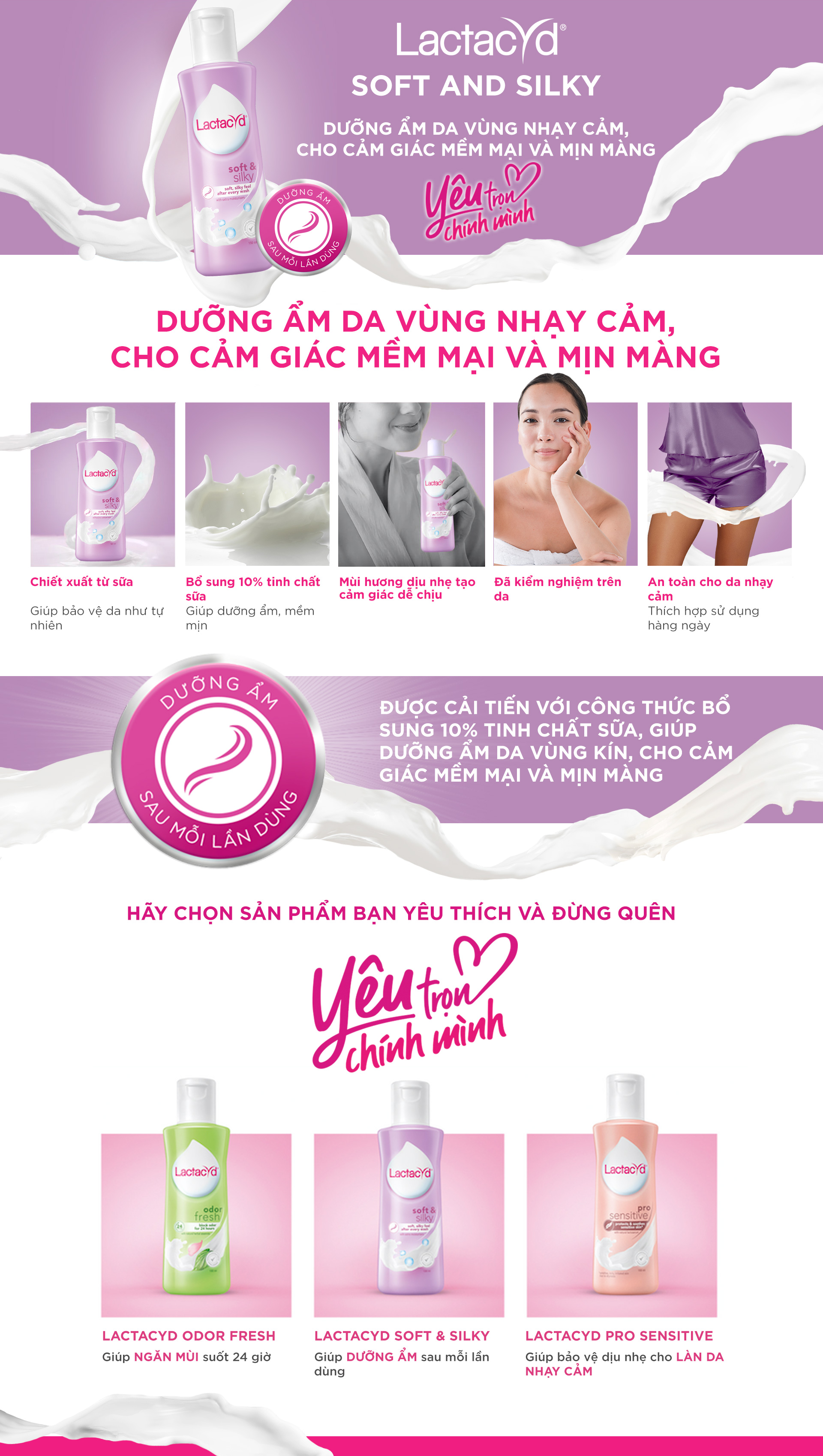 Dung dịch vệ sinh Lactacyd 150ml