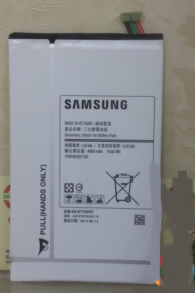 Pin Samsung Tab S 8.4 Hãng