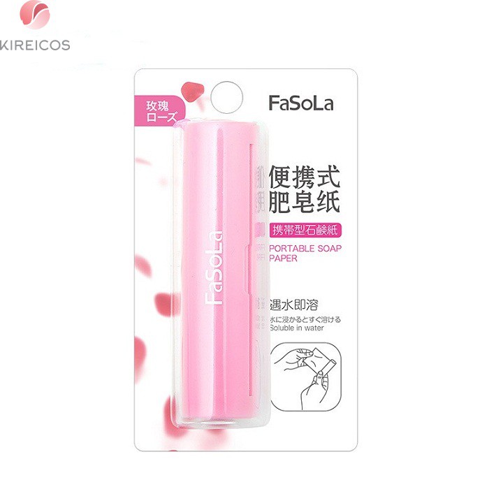 [HCM]Xà Phòng Giấy Miếng Du Lịch Bỏ Túi Fasola