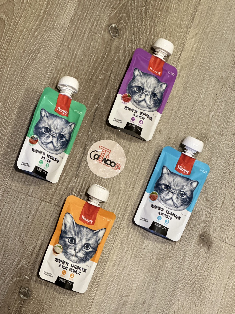 Súp thưởng Wanpy cho mèo 90g