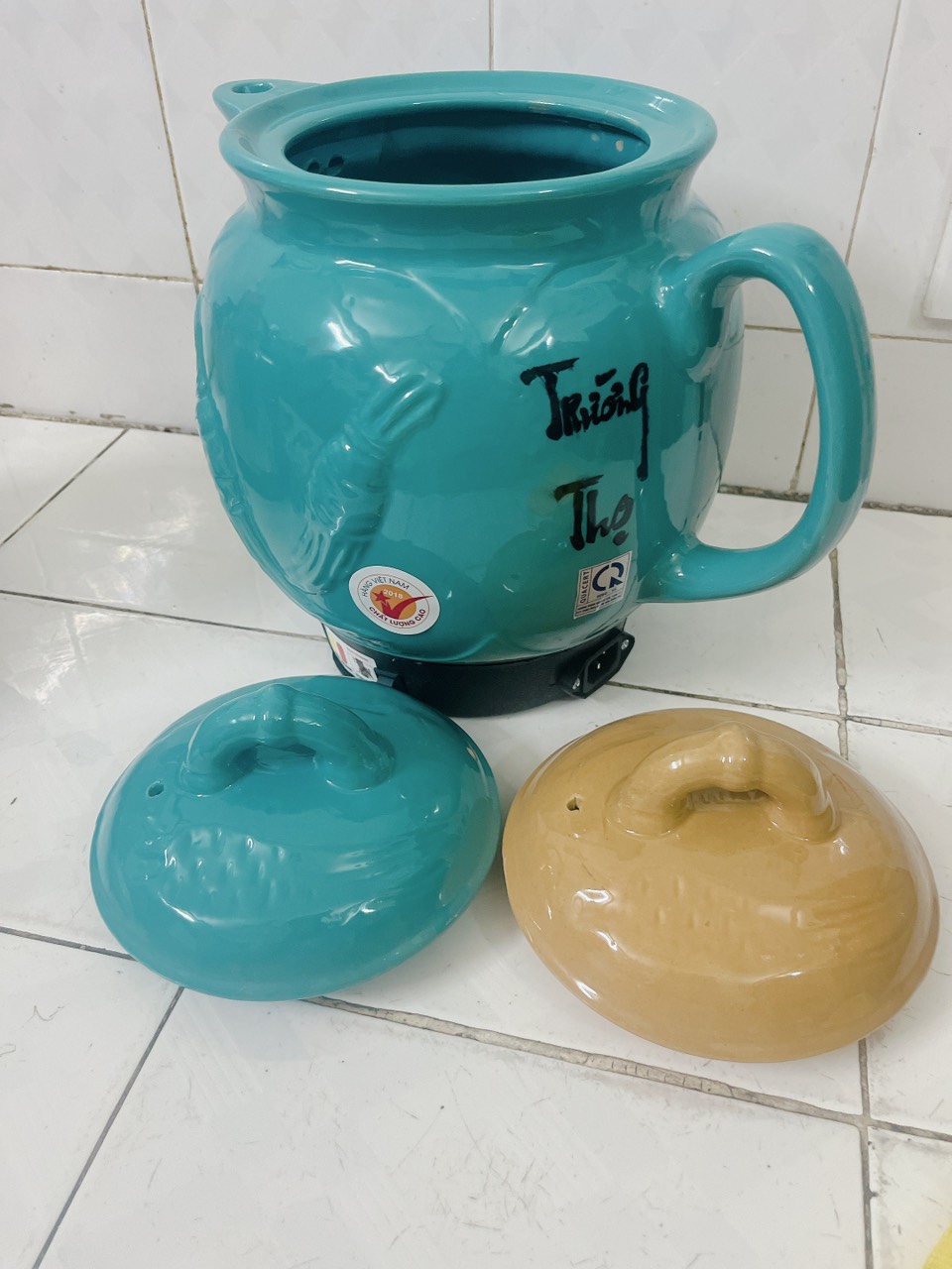 NẮP ẤM SẮC THUỐC TRƯỜNG THỌ 5 LÍT