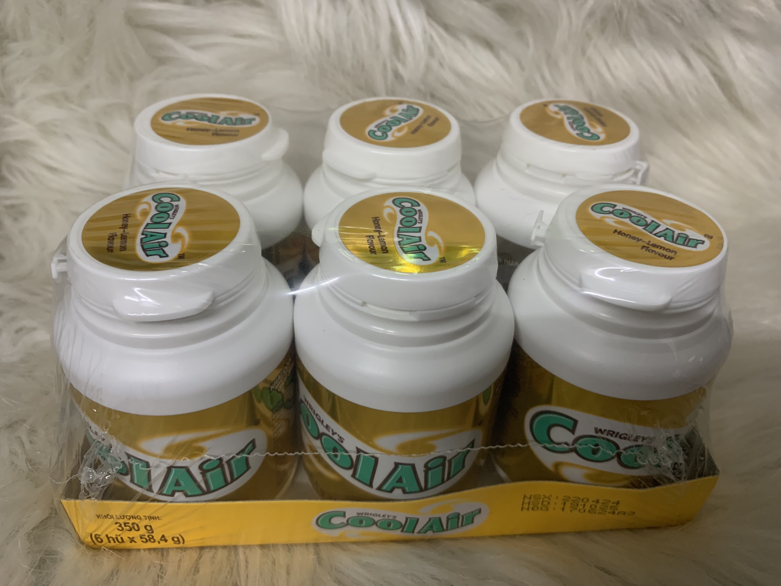 COMBO 6 HỦ KẸO SINGUM COOL-AIR/ DOUBLEMINT  (58.4g/hủ)