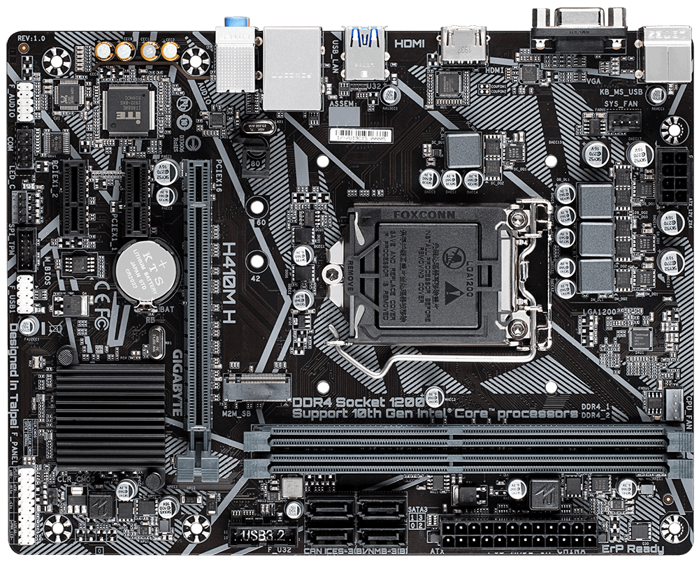 Mainboard Gigabyte H410M H