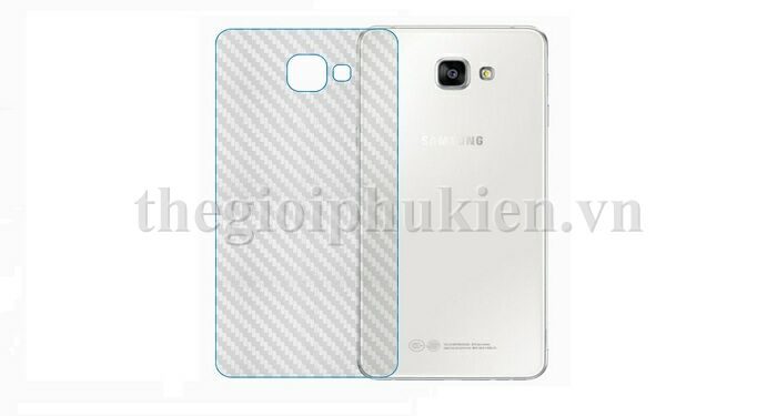 Miếng dán vân Carbon, các bon mặt lưng cho Samsung Galaxy A9 pro 2016