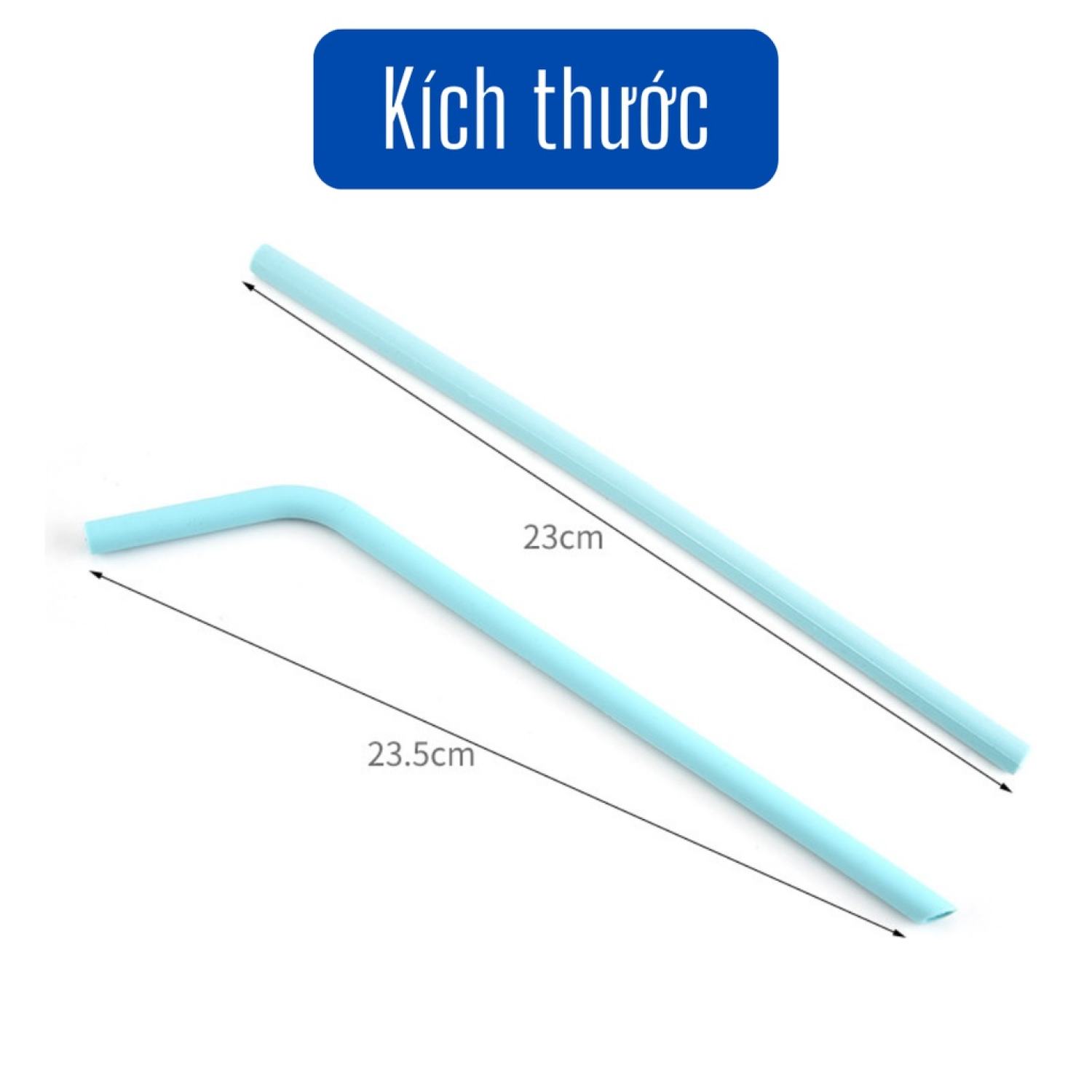 Ống hút Silicone nhiều màu sắc pastel có thể tái sử dụng tiện dụng thân thiện môi trường