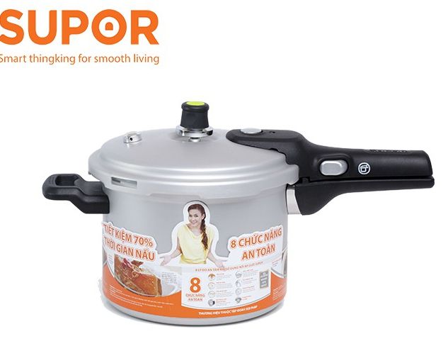 [HCM]Ron nồi áp suất gas Supor (tay cầm dài) 24cm