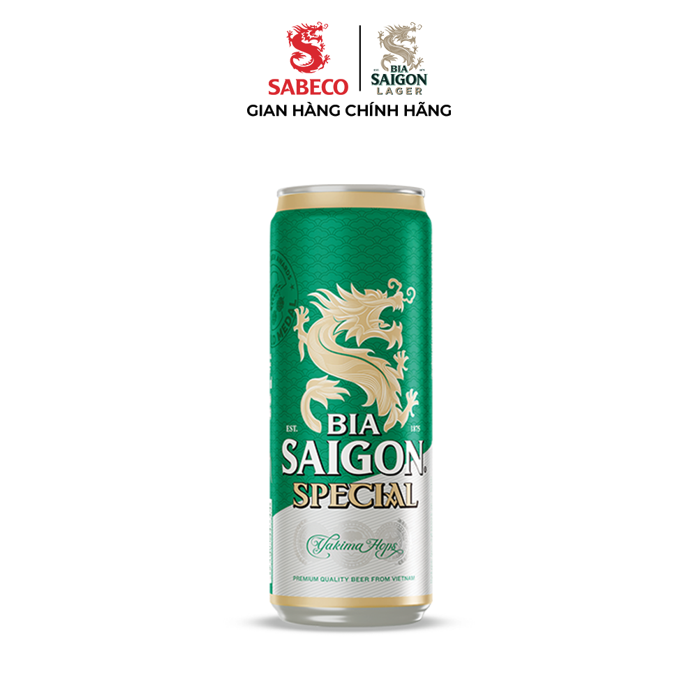 Alcohol Content 4.9% - Combo of 2 Boxes of 24 Cans of Saigon Special Beer 330ml