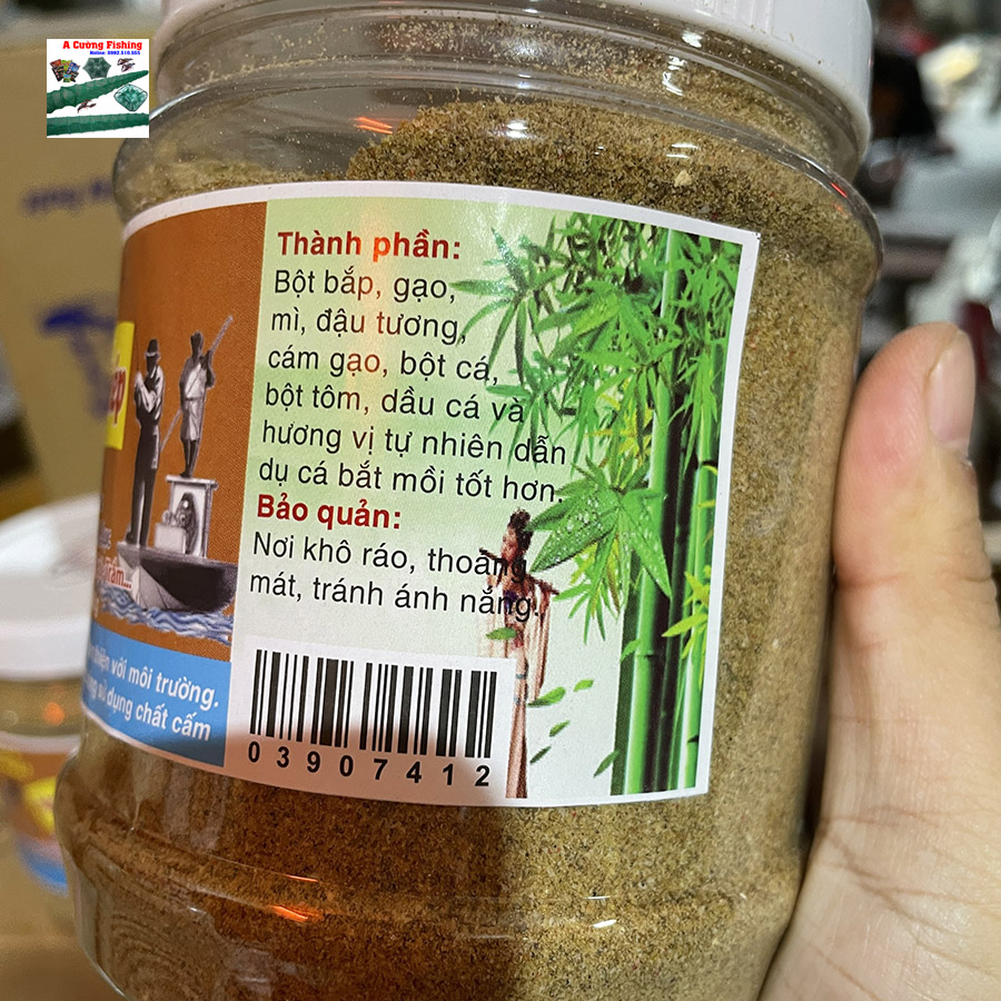 Mồi câu cá chép, diếc, rô phi, trôi, trắm...siêu nhạy