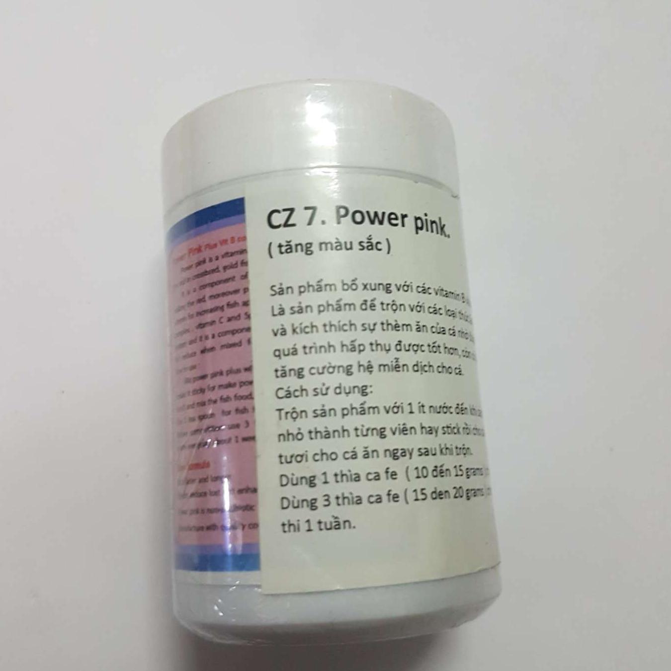 [HCM]Tăng màu sắc cho cá CZ7 Power Pink Plus