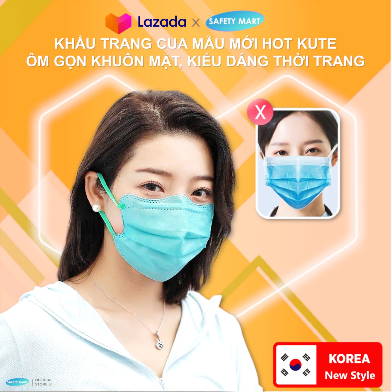 [Hot] Wholesale 1 barrel 300 PCs medical masks King Kua KF 6d (newest model 2022) antibacterial, barrel 300 PCs masks crab personality, masks 6d mask KF6D technology standard Korean genuine goods safety Mart official