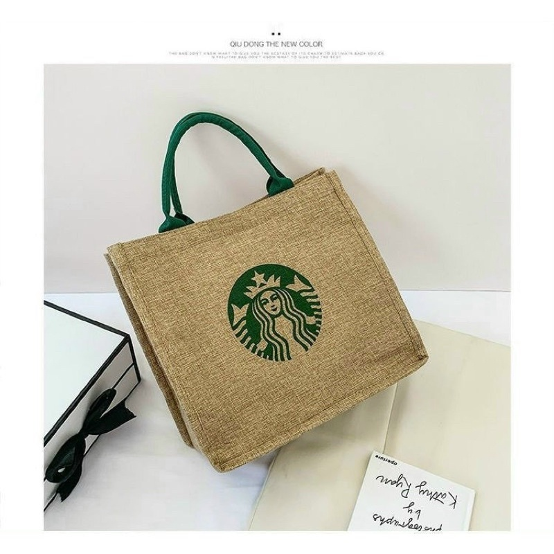 TÚI CÓI MERCI/STARBUCKS PHONG CÁCH VINTAGE - HNS