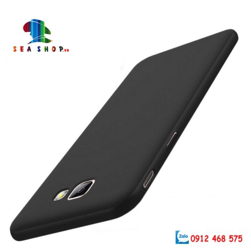 [TẶNG CƯỜNG LỰC]Ốp lưng Samsung Galaxy A7 2017 - A720 silicon đen