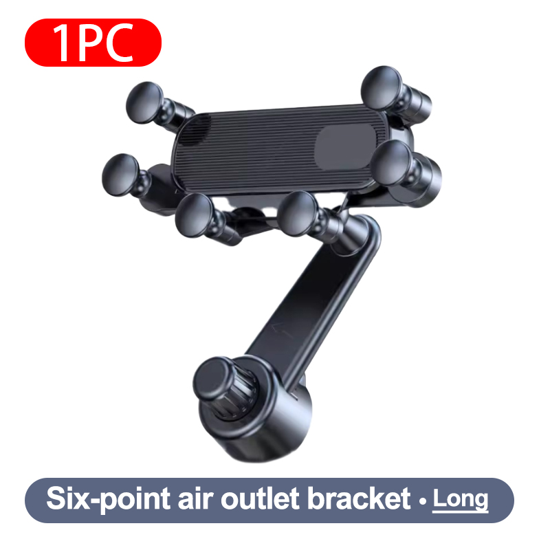 SEAMETAL Car Mobile Phone Holder Car Air Outlet Clip Holder Navigation Bracket Hook Type