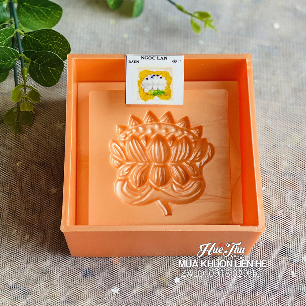 Khuôn xôi hình Vuông 8cm cao 5.5cm - khuôn ép xôi, khuôn nhấn xôi Ngọc Lan