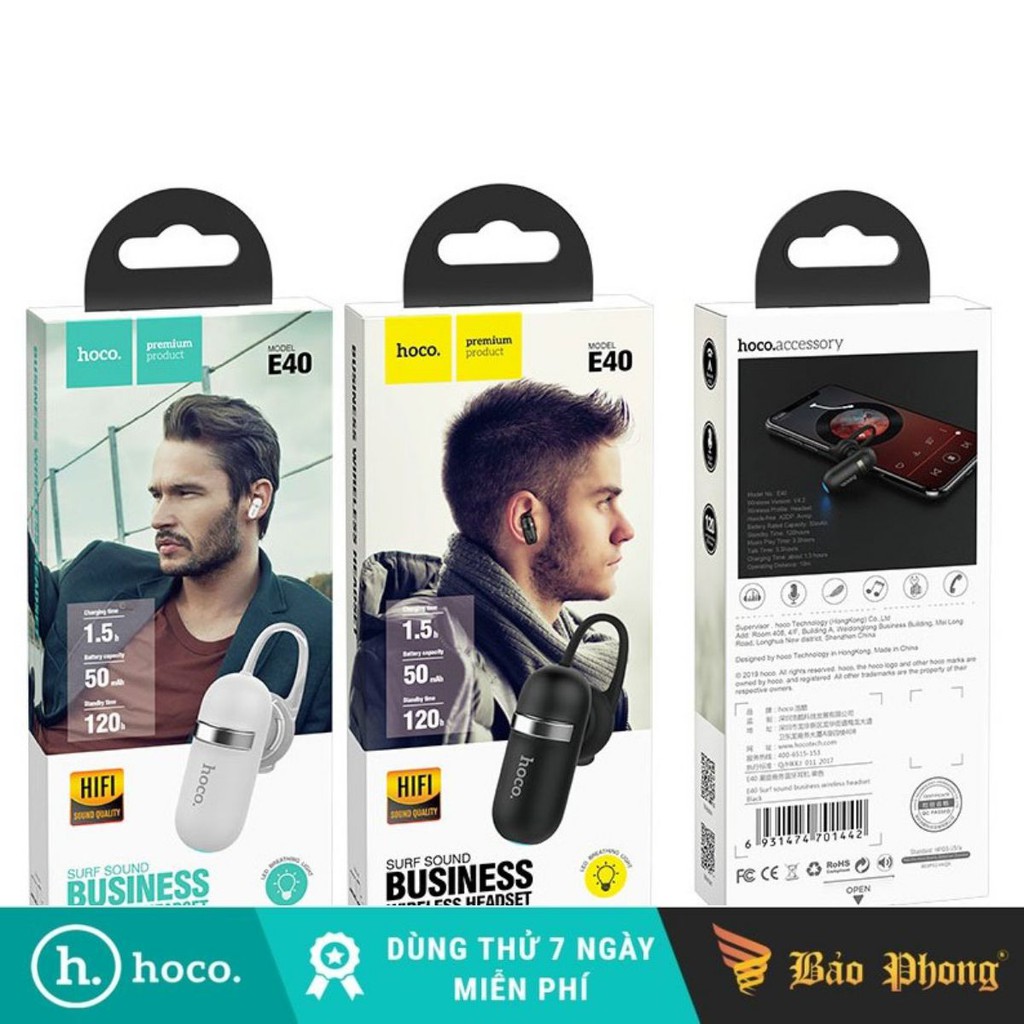 Tai nghe Bluetooth Hoco E40