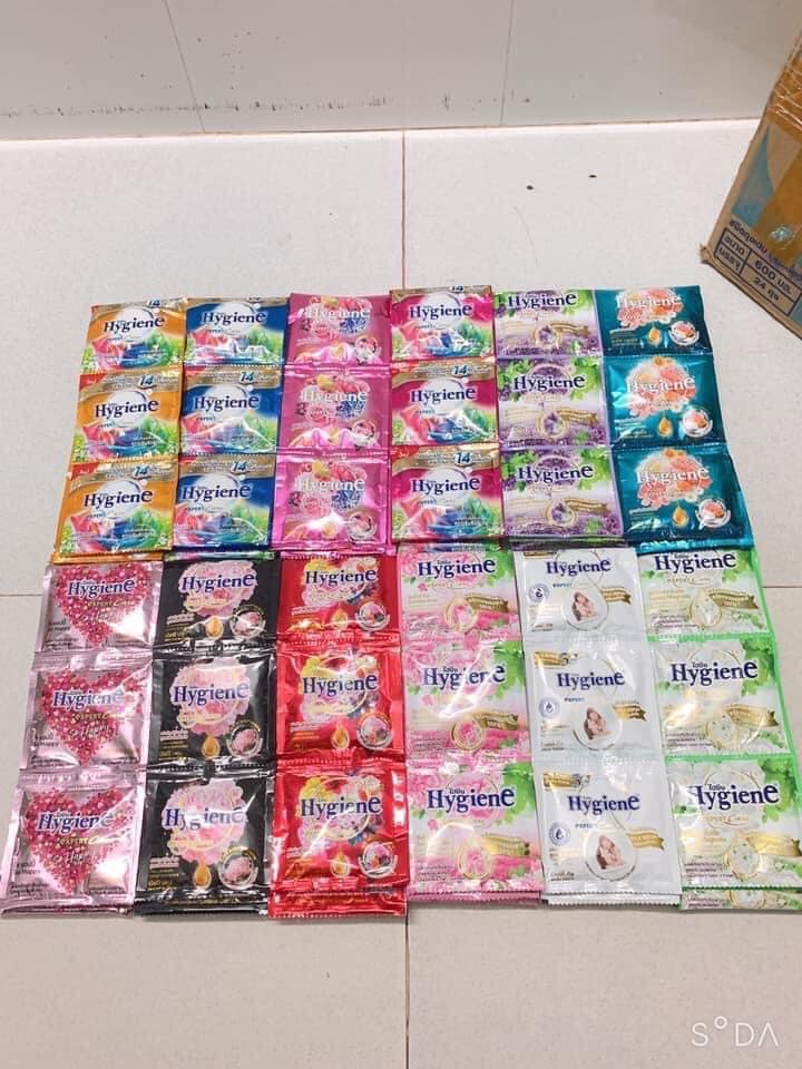 Nước xả vải Hygiene Thái dây 12 gói