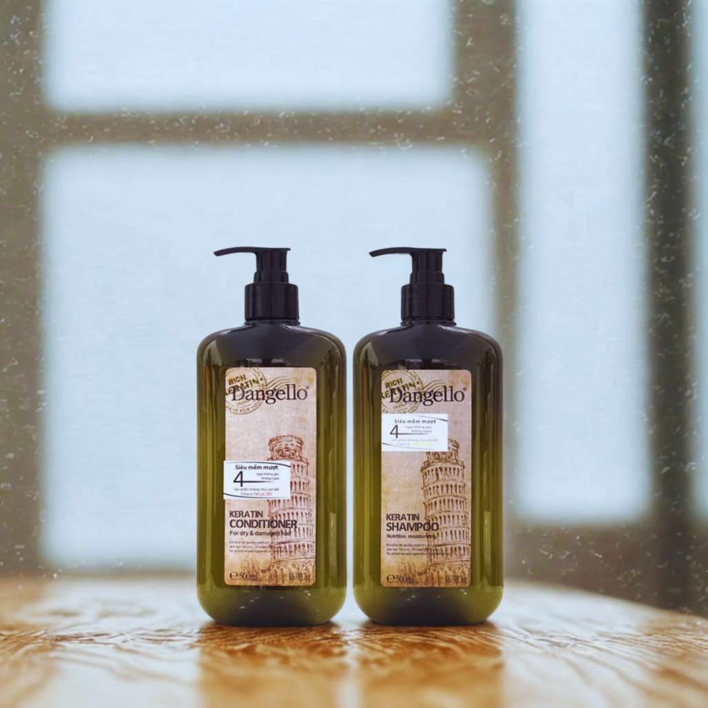 Keratin Dangello Super Smooth Shampoo and Conditioner