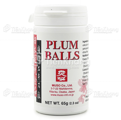 Cao Mơ Hoài Sơn (Plum Balls) - Hũ (65gram) - Chăm sóc hệ tiêu hóa