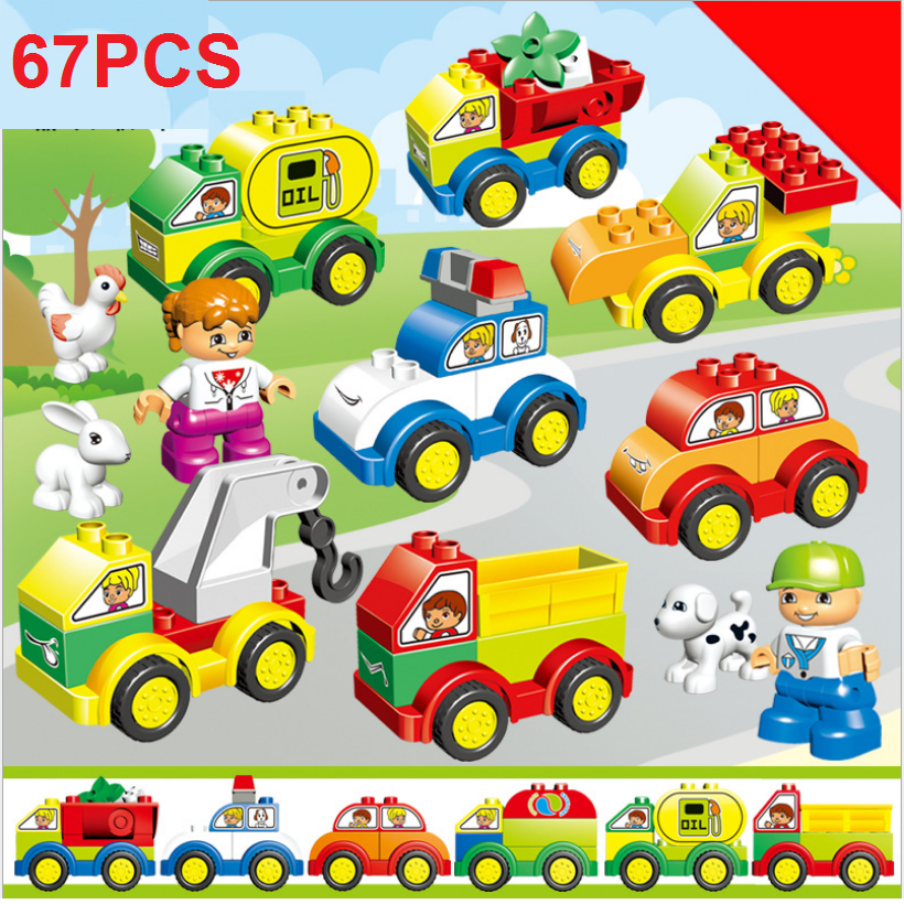 Bộ lắp ghép cao cấp mô hình ô tô 67 chi tiết Đồ chơi cho trẻ em