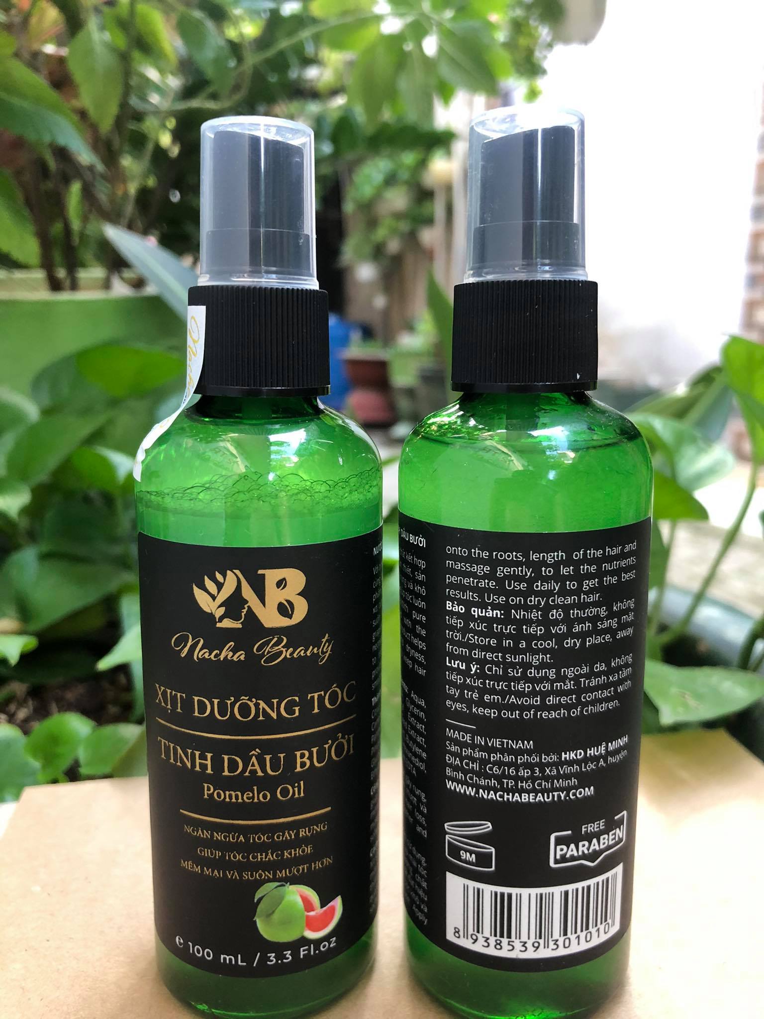 [HCM]Xịt tóc bưởi dưỡng tóc Pomelo trị rụng tóc kích thích mọc tóc 100ml