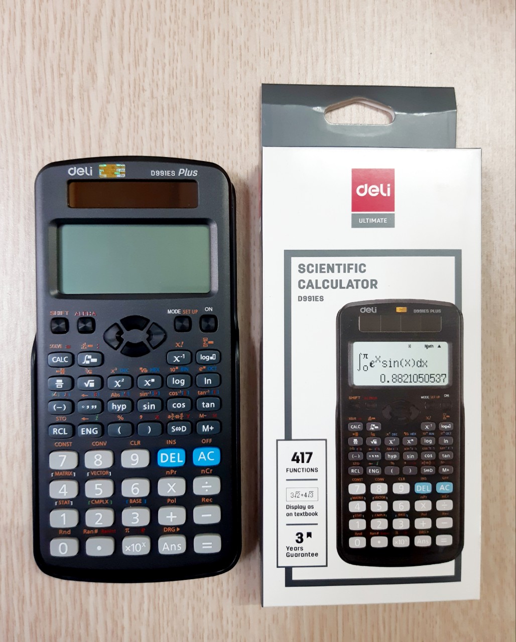 (1 Cái) Máy tính kỹ thuật Deli - ED991ES