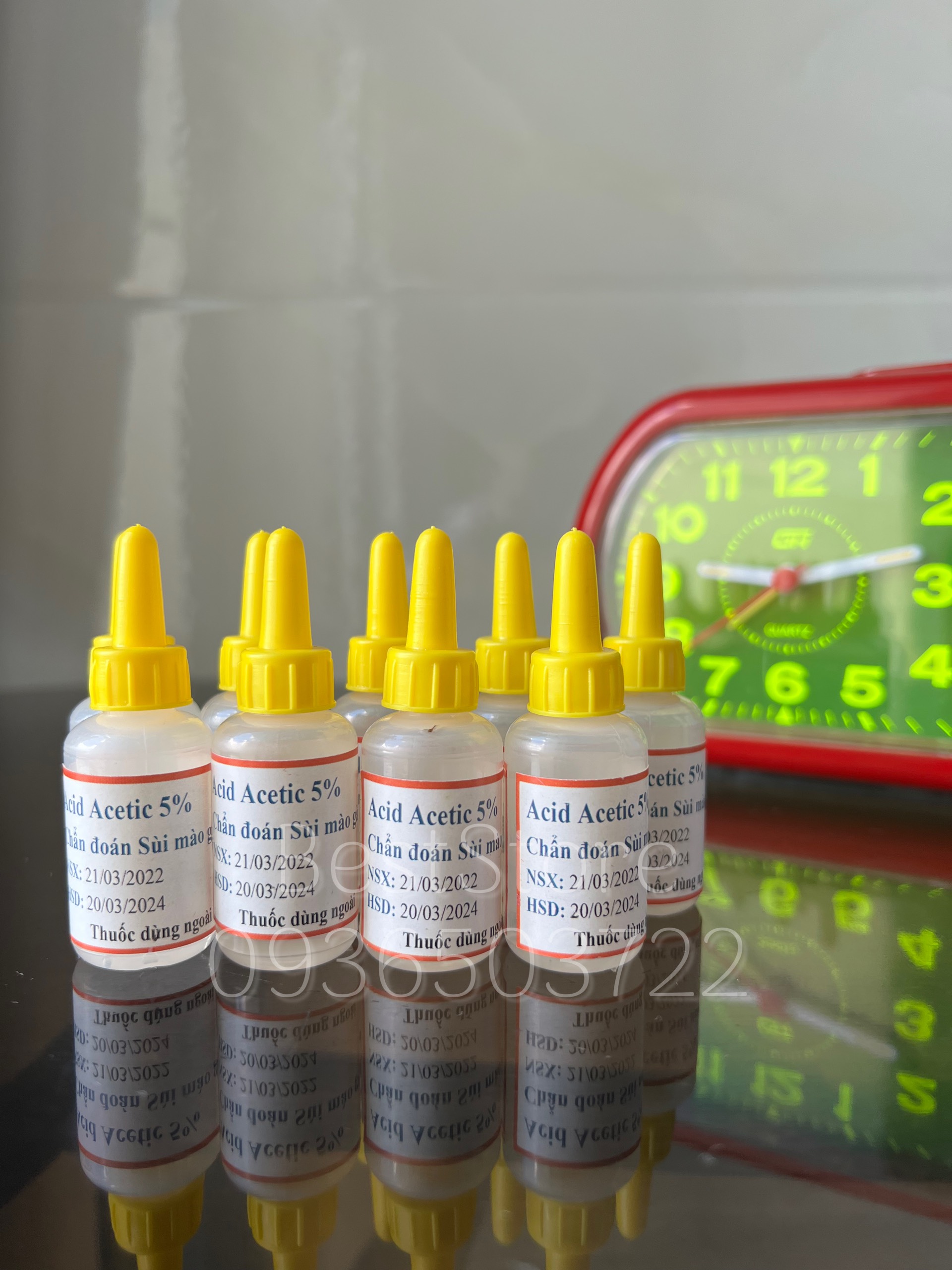 Dung dịch test nhanh sùi mào gà, mụn cóc sinh dục ( Che tên sp)