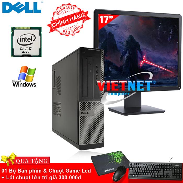 Máy tính đồng bộ Dell Optiplex core i7 - 3770 Ram 4GB ổ cứng HDD 250GB (Tặng màn hình LCD 17 inch)