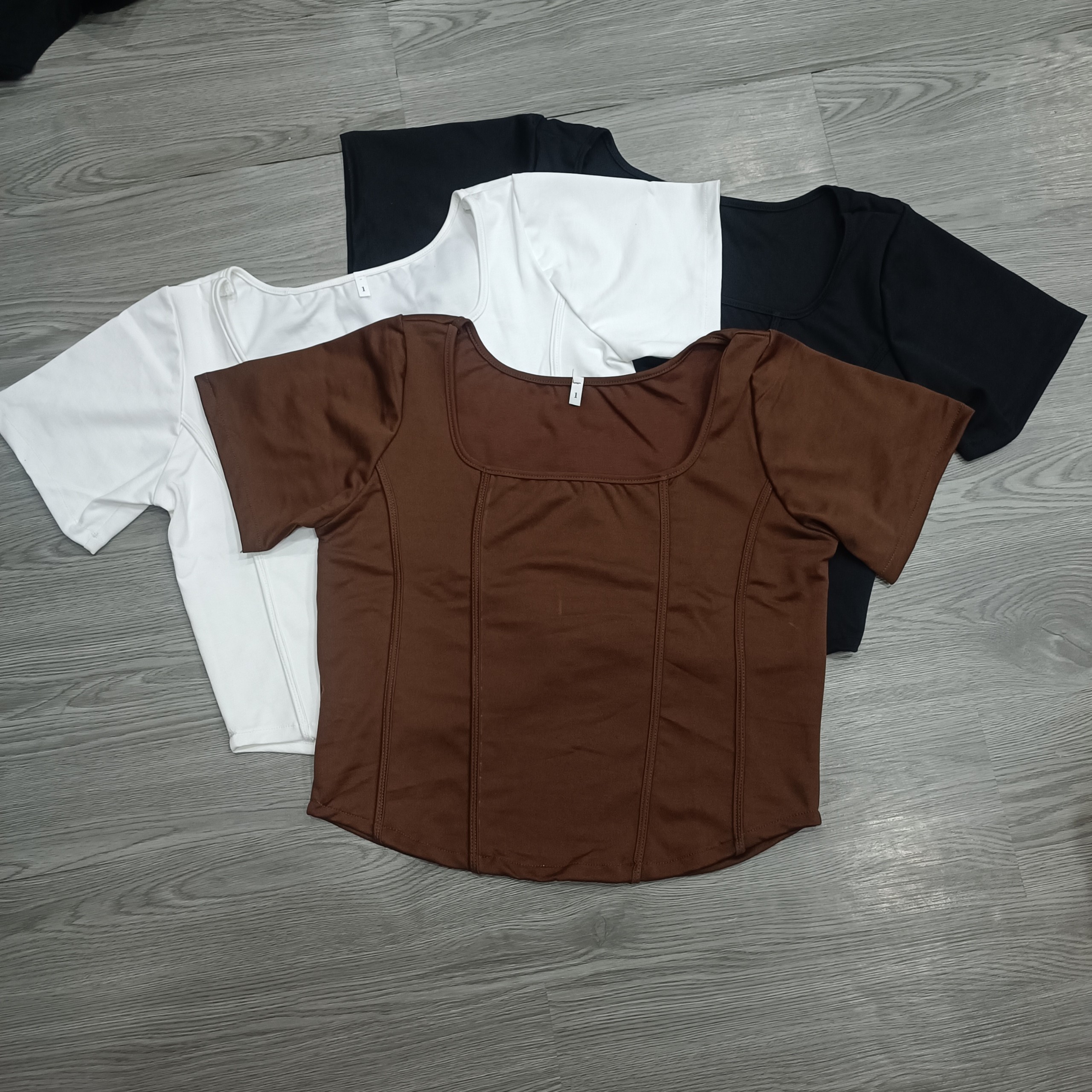 Áo cổ U XƯƠNG CÁ nữ Bigsize
