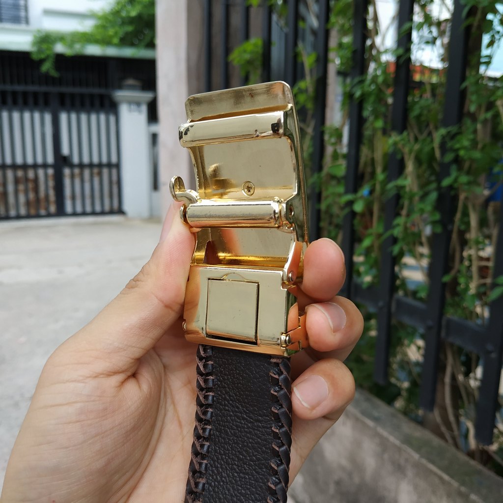 [FREE SHIP] Thắt Lưng Nam Da Cá Sấu [DÂY LIỀN ĐAN VIỀN THỦ CÔNG RẤT ĐẸP]